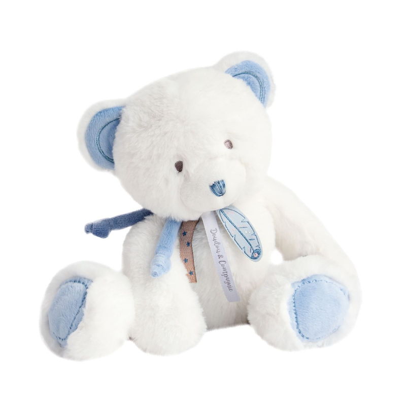  - attrape-rêve peluche ours bleu 30 cm 